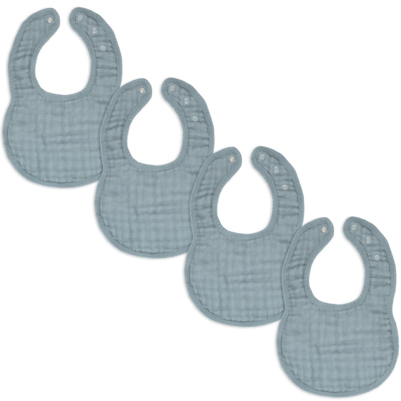 Muslin Bibs by Comfy Cubs – Pacific Blue