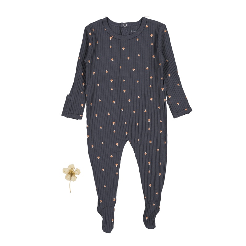 The Printed Romper – Steel Mushroom