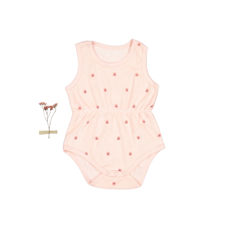The Terry Romper – Rose Flower