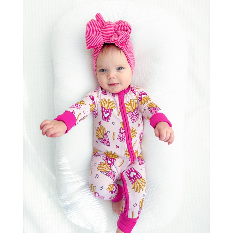 Bamboo Zip Romper | Fries Before Guys
