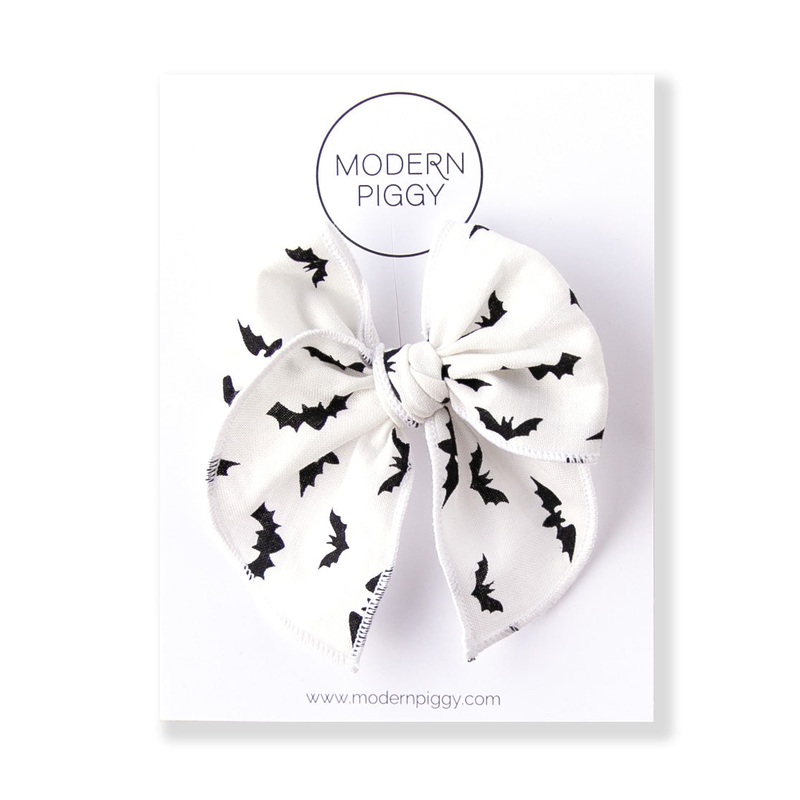 Batty | Petite Party Bow|Alligator Clip|Nylon Headband