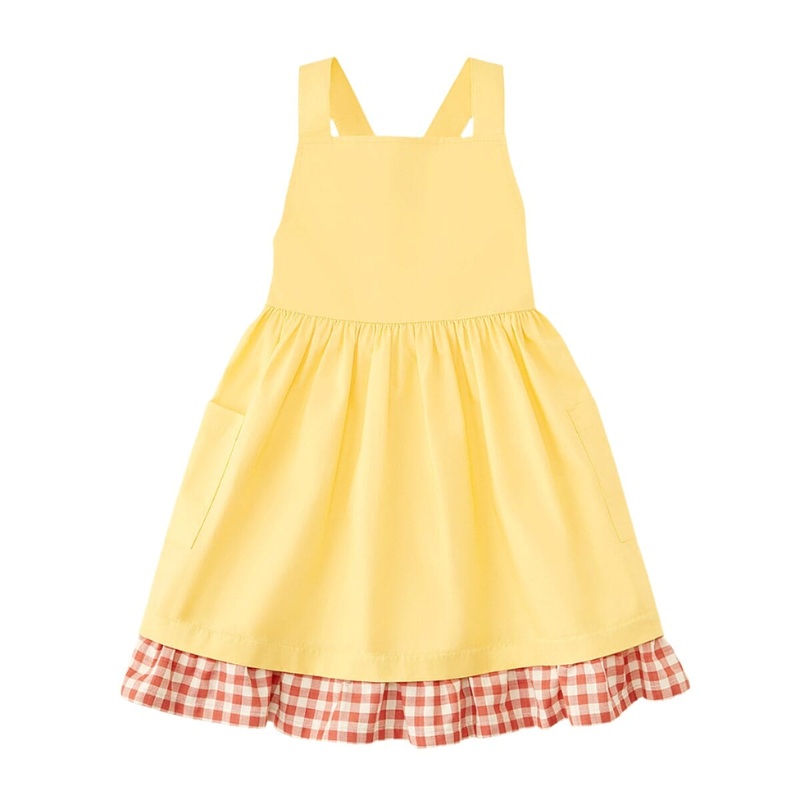 Organic Cotton Apron Dress With Straps – Somoan Sun