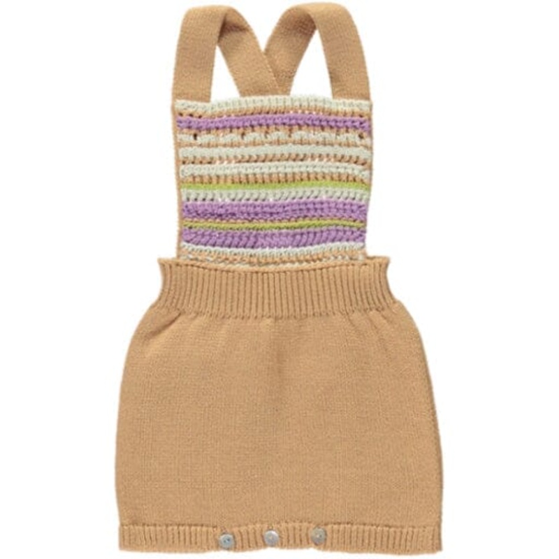 Paloma Romper Pants – Natural/Caramel