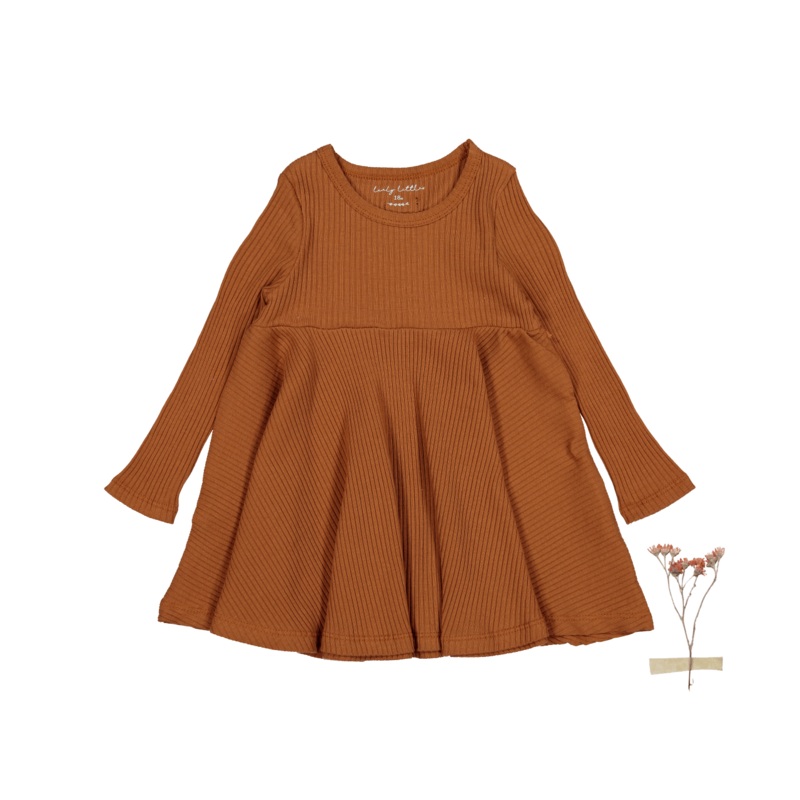 The Long Sleeve Dress – Caramel