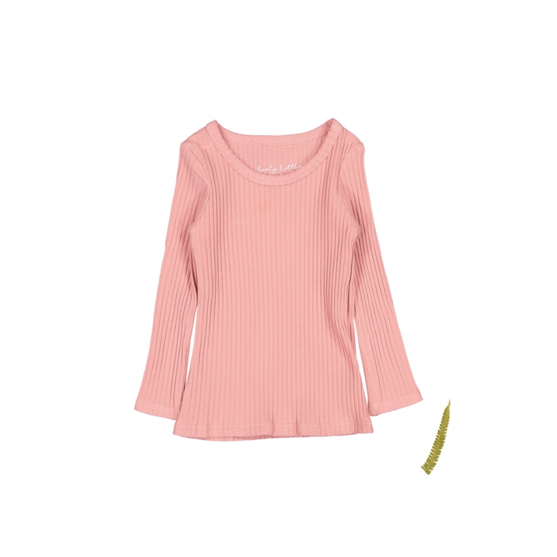 The Long Sleeve Tee – Rose|3m|6m|12m|18m|24m|36m|4y|6y|8y
