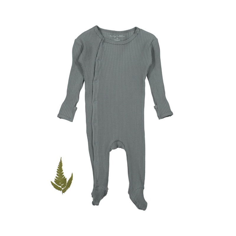The Snap Romper – Slate|00m|0m|3m|6m|9m|12m|18m|24m