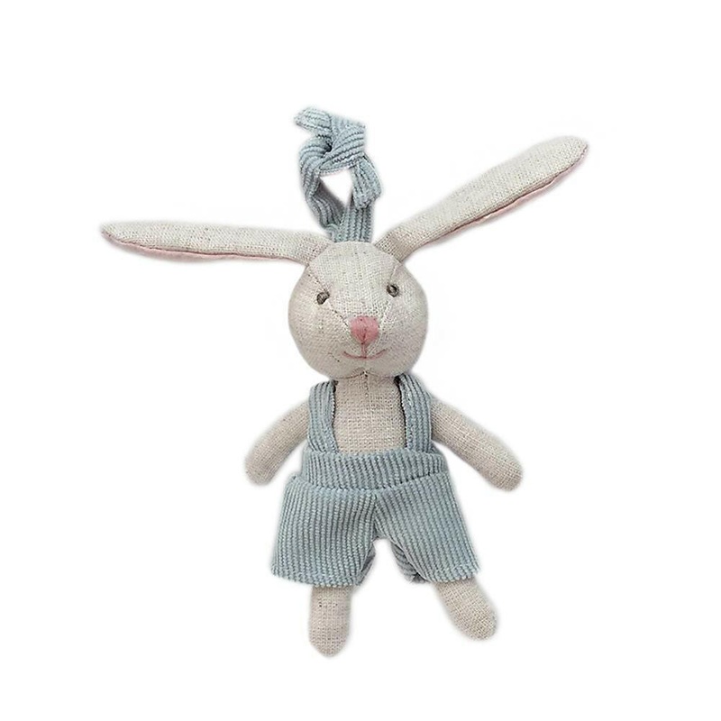 Tiny Bunny Boy Decor Ornament|BLUE
