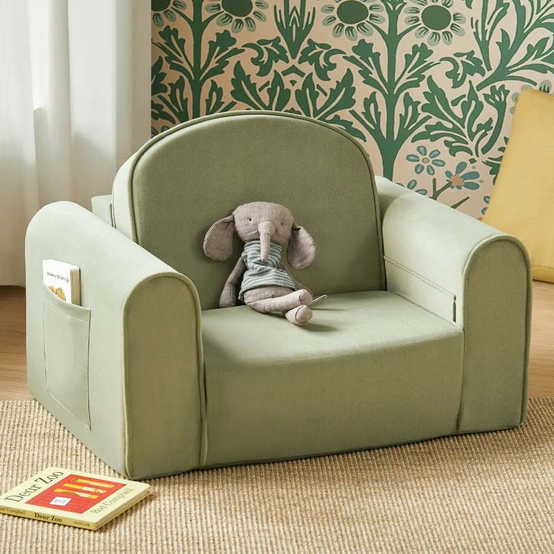 Tiny Land GentleSnug Kid Chair – Sage