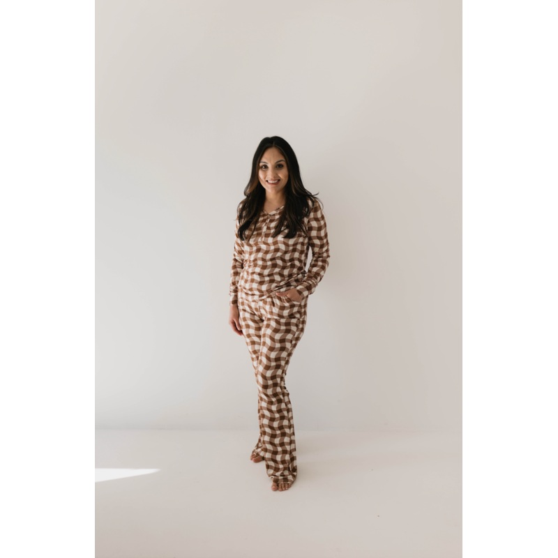 Women’s Bamboo Pajamas | Groovy Gingham