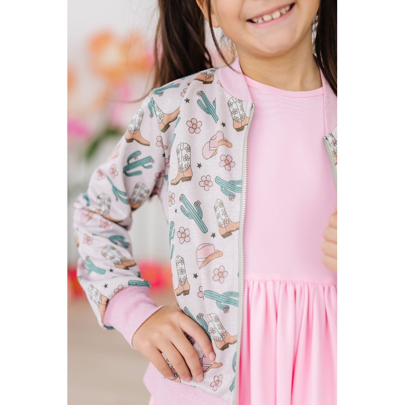 Cactus Cowgirl Shimmer Jacket|2T|3T|4T|5/6|7/8|9/10|11/12