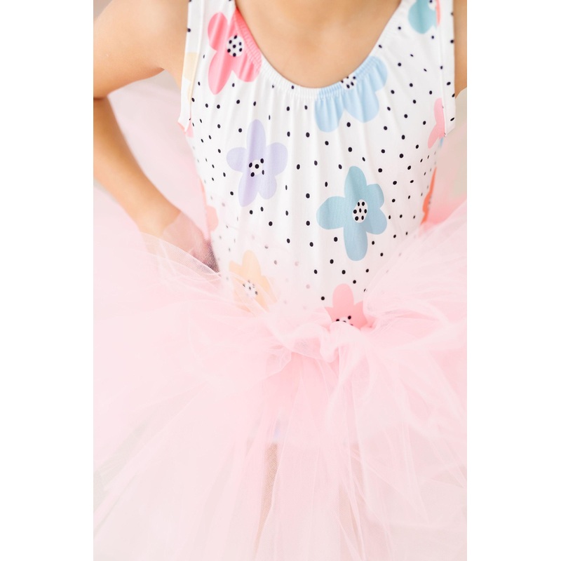 Dots & Daisies Tank Tutu Leotard