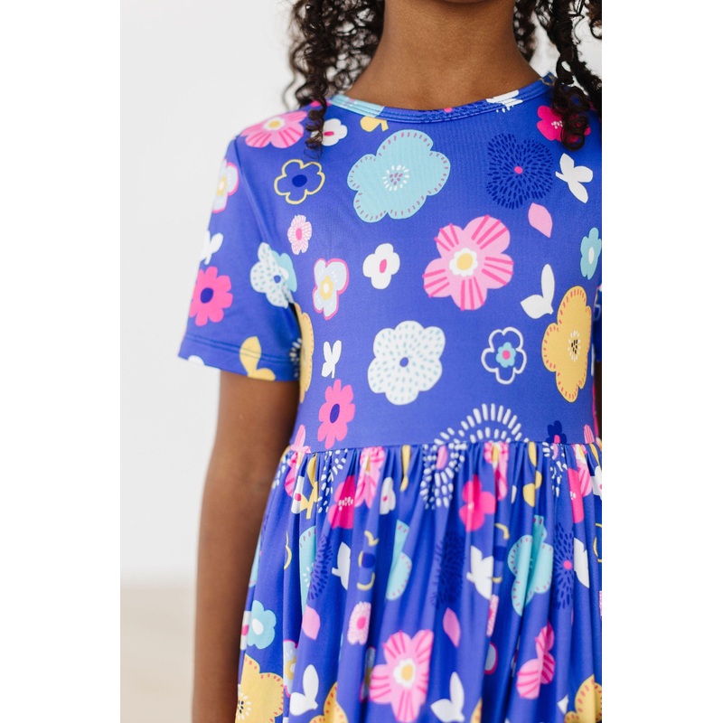 Floral Frenzy S/S Pocket Twirl Dress
