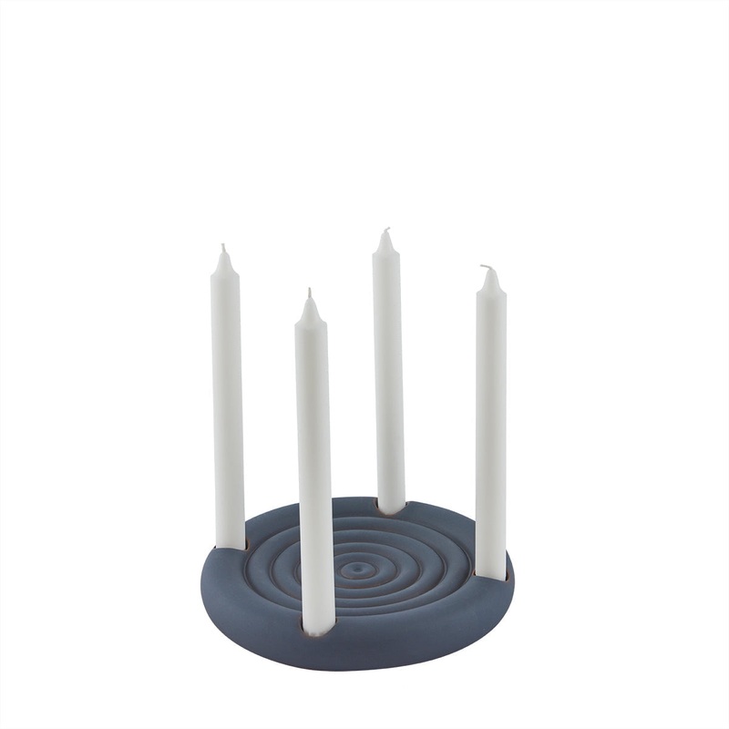 Savi Advent Candleholder – Midnight Blue