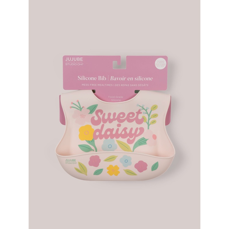 Silicone Bib – Sweet Daisy