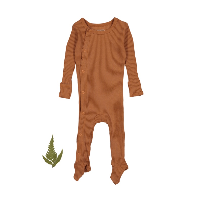 The Snap Romper – Caramel|NB|0m|3m|6m|9m|12m|18m|24m