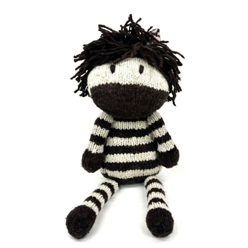 Wool Knit Buddy  | Zachary the Zebra