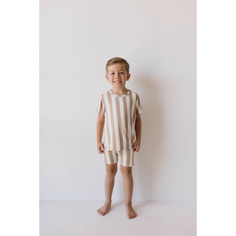 Bamboo Short Sets | Kal Stripe