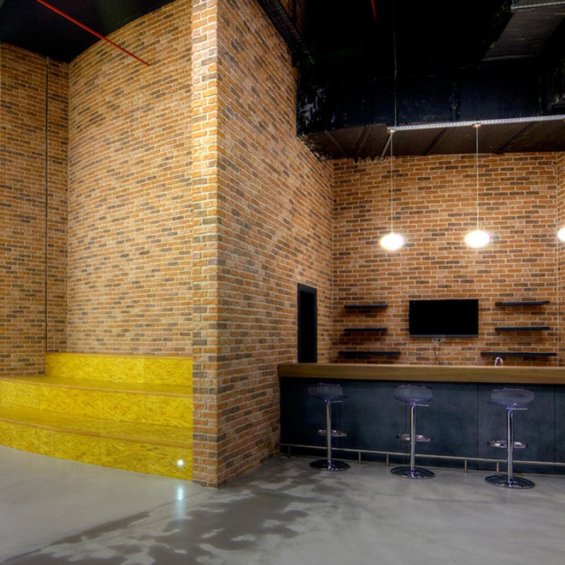 Granulbrick Orange Manufactured Stone Handmade Brick Veneer – Livfloors Collection