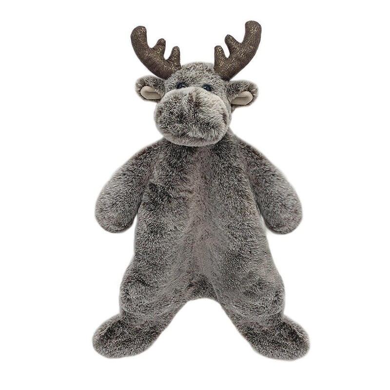 ‘Marley’ Moose Plush Baby Security Blanket