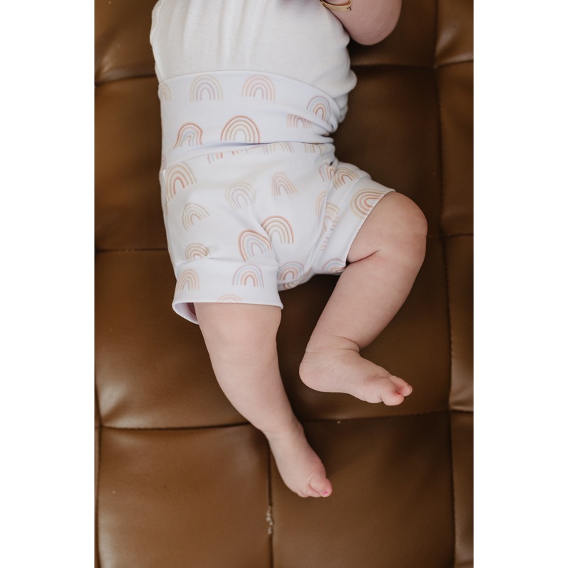 Neutral Rainbow Shorties (Matching)