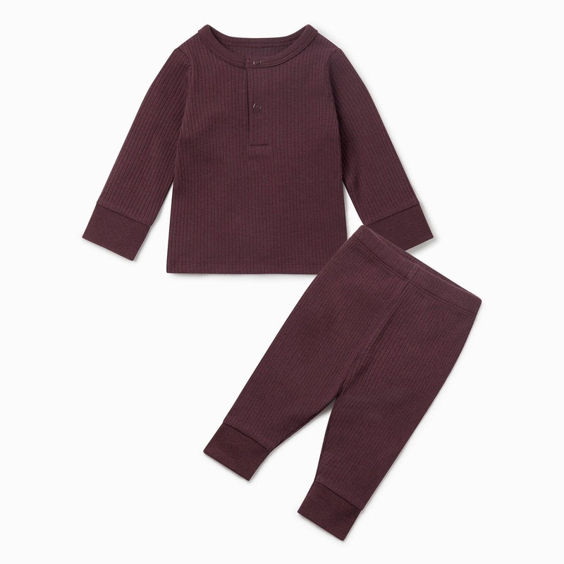 Ribbed Pajamas – Berry|2-3yr|3-4yr|4-5yr|5-6yr