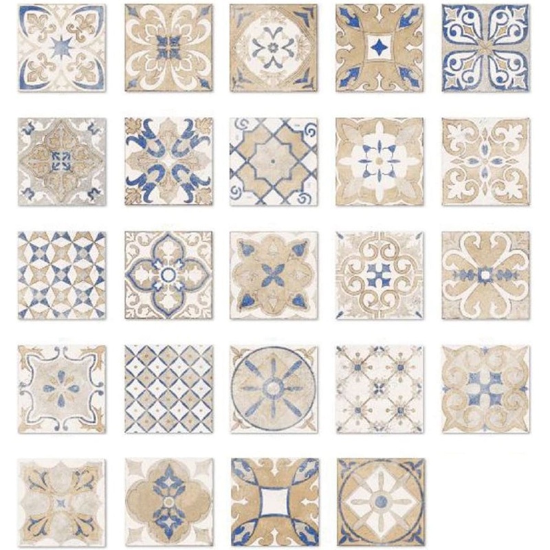 Seramiksan Sicily 8 x 8 Glazed Porcelain Floor and Wall Tile – Belair Collection