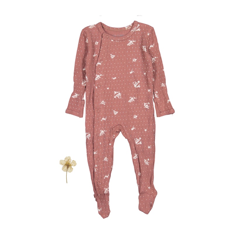 The Printed Snap Romper – Rosewood Floral