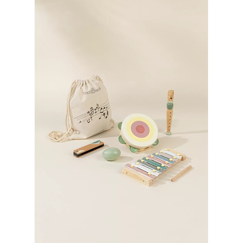 Wooden Musical Instruments Playset