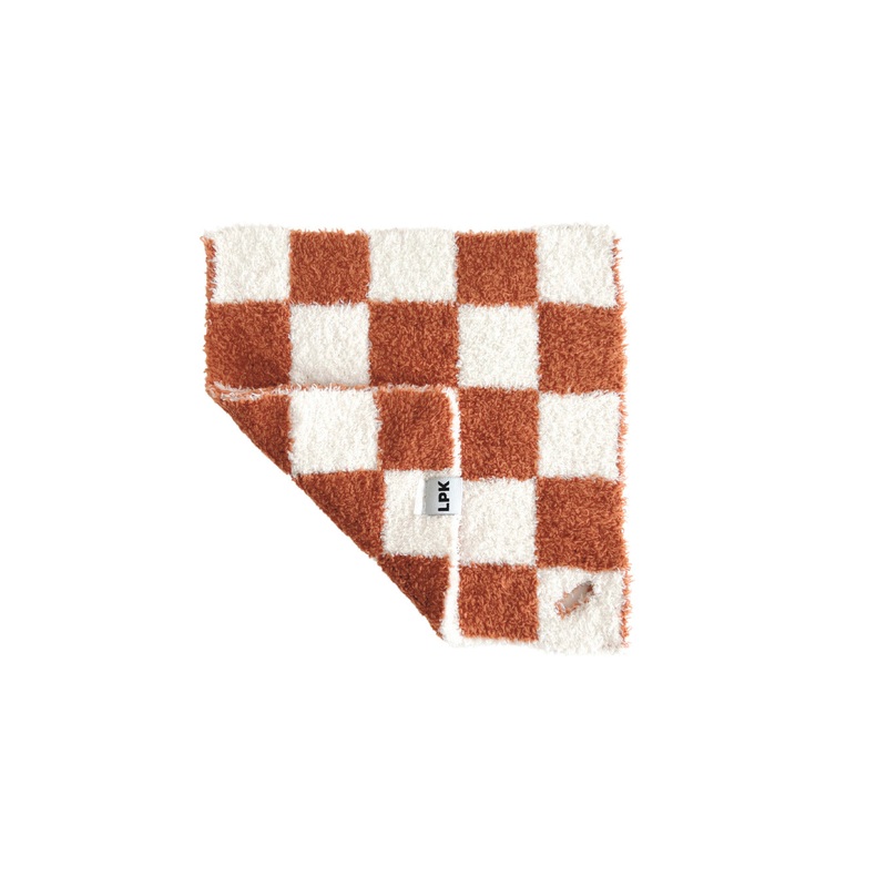 Checkered Plush Lovey | Copper