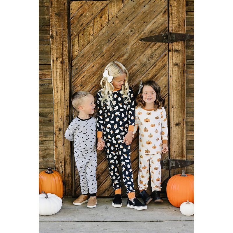 Ghosts Bamboo Cozy Set|6-12|18|2T|3T|4T|5/6|7/8|9/10