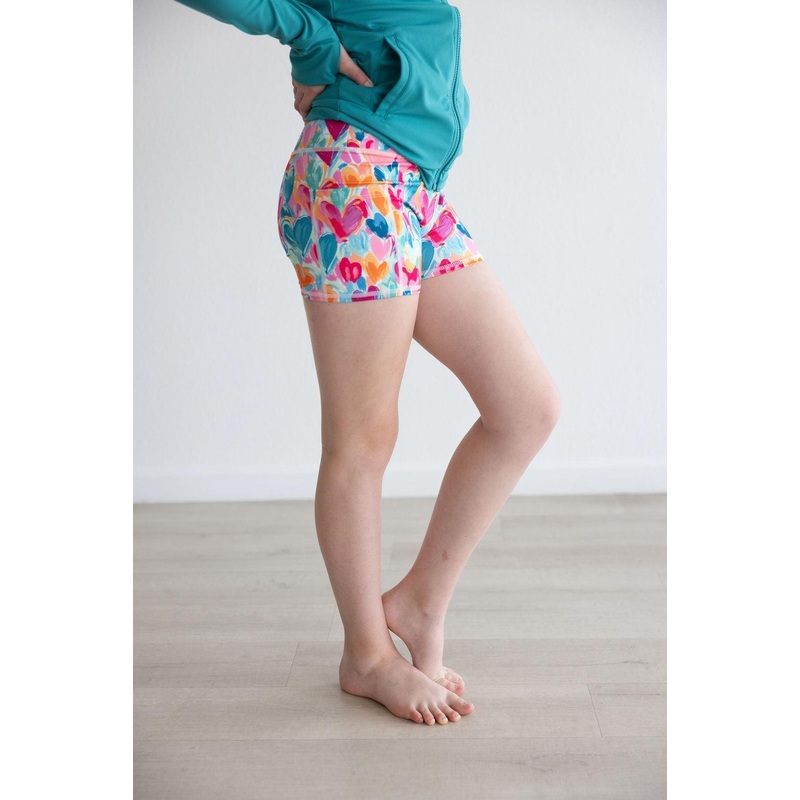 Heart Hustle Active Shorty Shorts