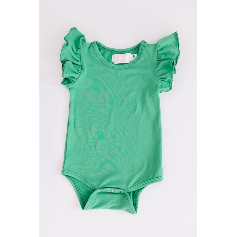 Kelly Green S/S Flutter Bodysuit