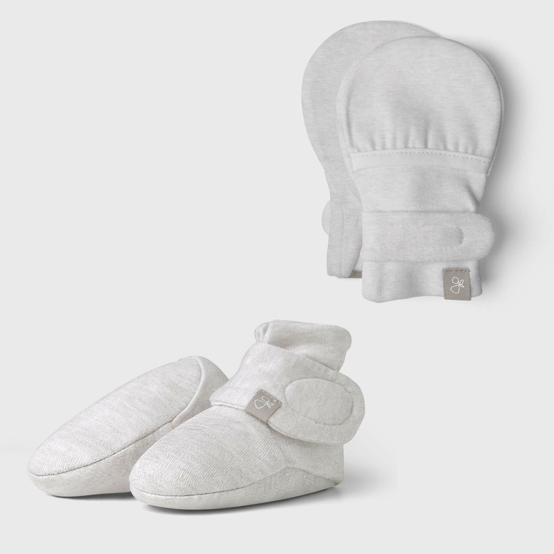 MITTS + BOOTS | STORM GRAY|0-3M|3-6M