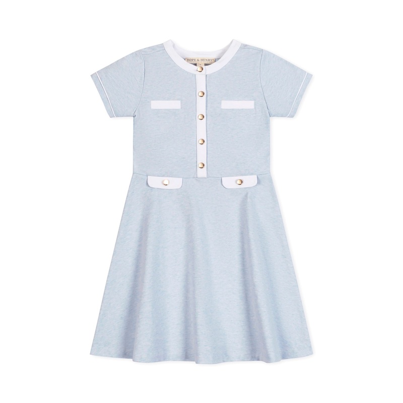 Organic French Terry Contrast Dress