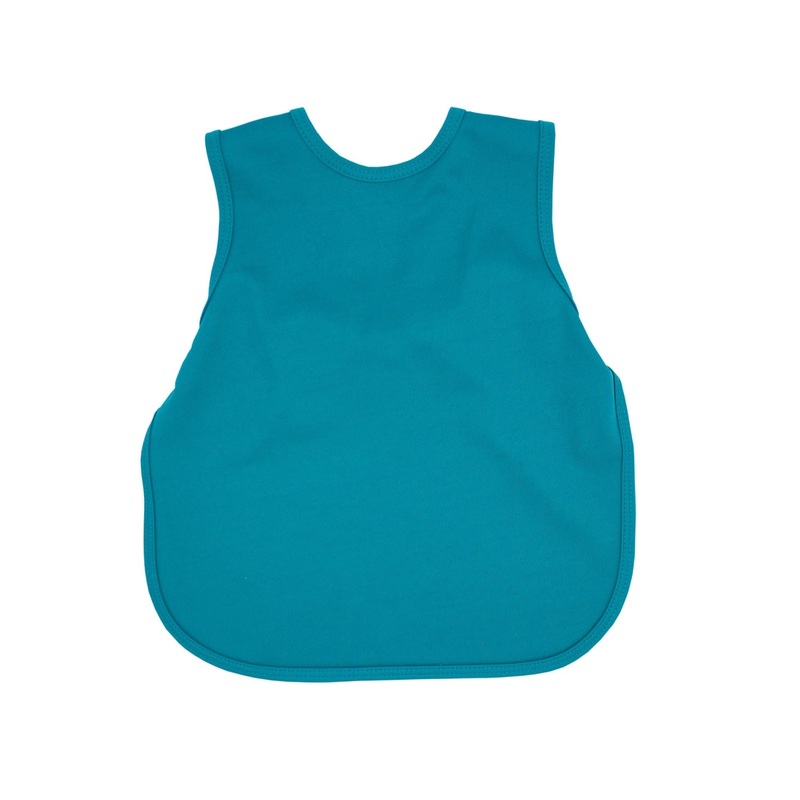 Solid Teal Minimalist Bapron|Toddler (6m-3T)|Preschool (3-5yrs)
