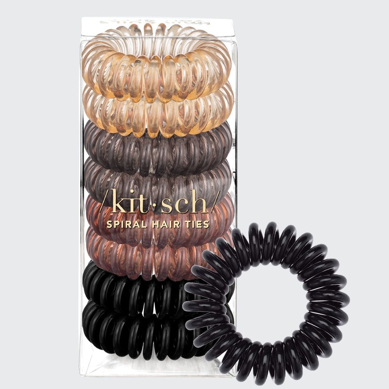 Spiral Hair Ties 8 Pc – Brunette