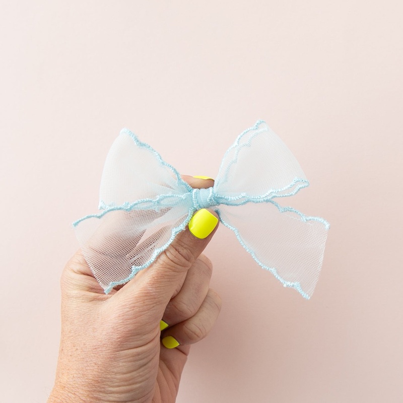 Splash | Ribbon Bow|Alligator Clip|Nylon Headband