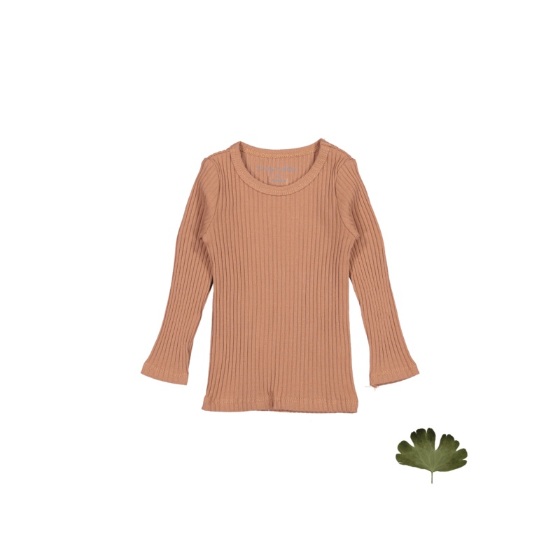 The Long Sleeve Tee – Clay|3m|6m|12m|18m|24m|36m|4y|6y|8y