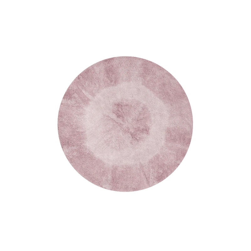 WASHABLE RUG TIE-DYE VINTAGE NUDE