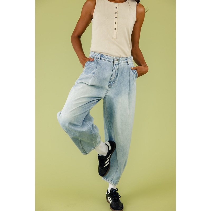 Cruz High Rise Balloon Pants|LightSteelBlue|S|M|L