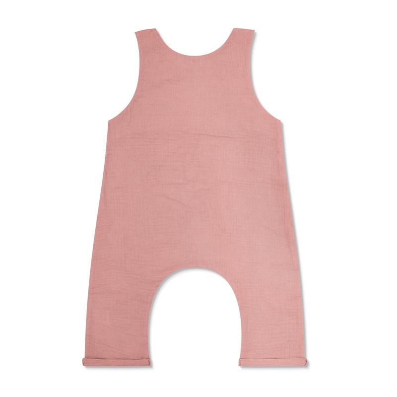 Muslin Jumpsuit – Terra Cotta|2T|3T|4T|Terra Cotta