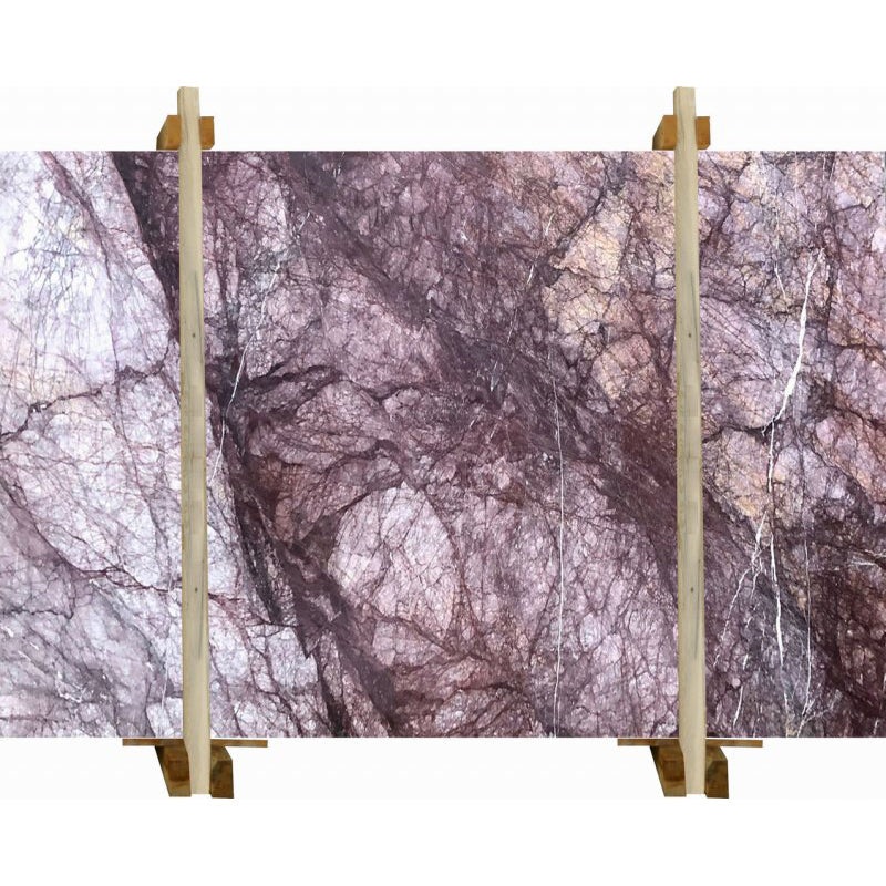 Purple Lilac Bookmatching Marble Slabs Polished – Livfloors Collection