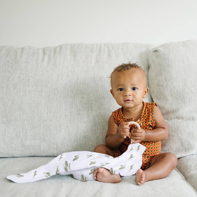 Saguaro Oh So Soft Muslin Teether Blanket