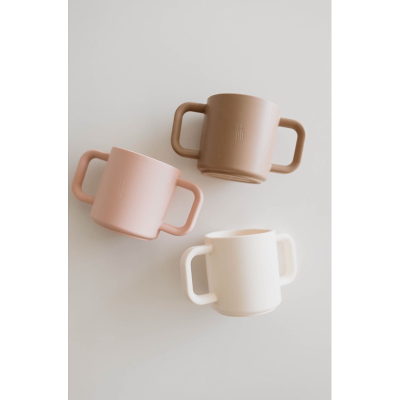 Silicone Training Cup|Desert Brown|Petal Pink|Ivory