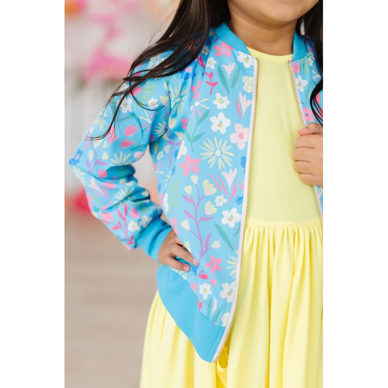 Springtime Splendor Satin Jacket