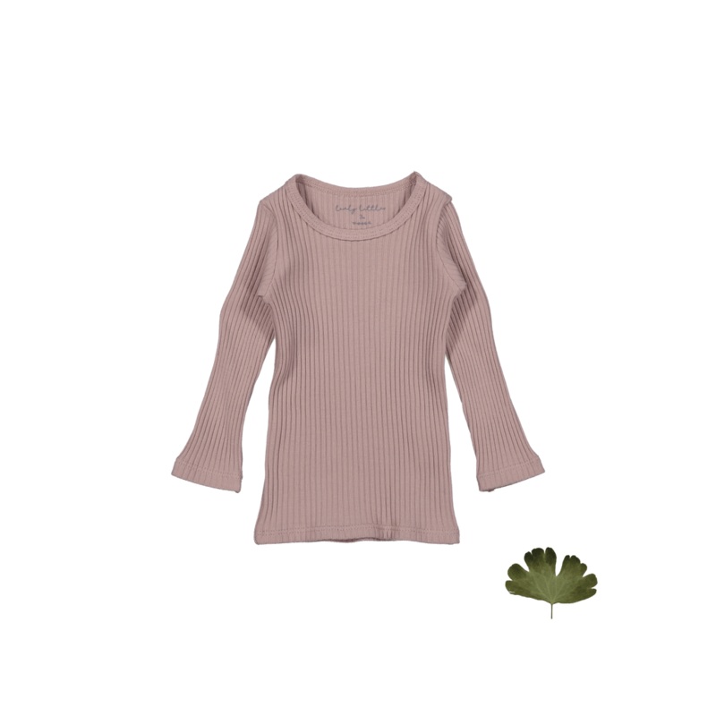 The Long Sleeve Tee – Mauve|3m|6m|12m|18m|24m|36m|4y|6y|8y