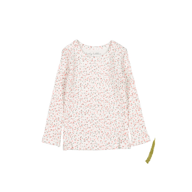 The Printed Long Sleeve Tee – Pearl Bud