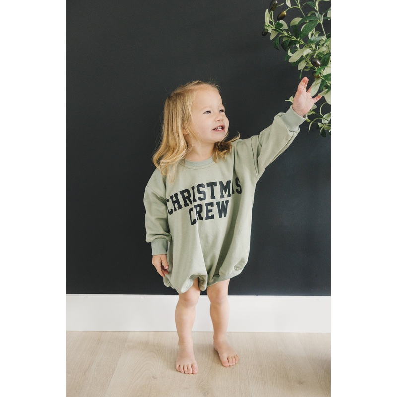 Christmas Crew Sweatshirt Romper – more colors