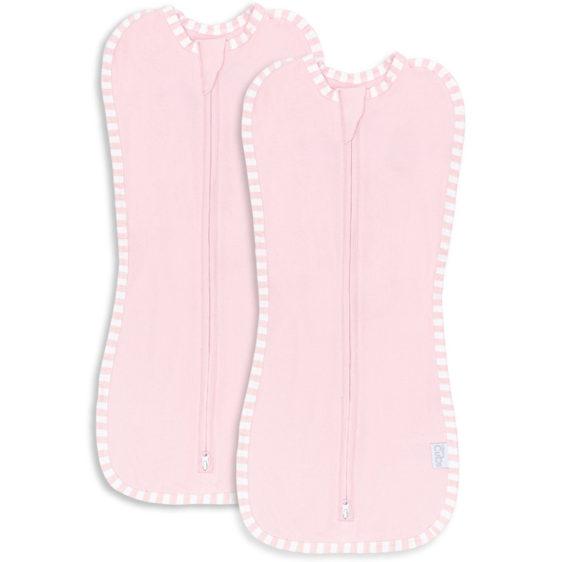 Easy Zipper Swaddle Blankets by Comfy Cubs – Pink