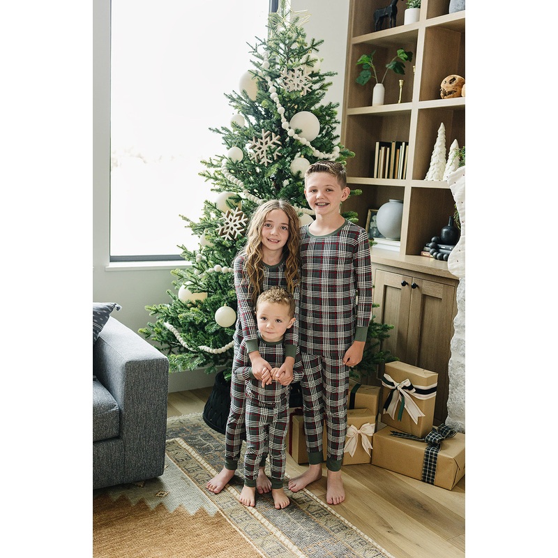 Green Plaid Bamboo Cozy Set|18|2T|3T|4T|5/6|7/8|9/10|11/12